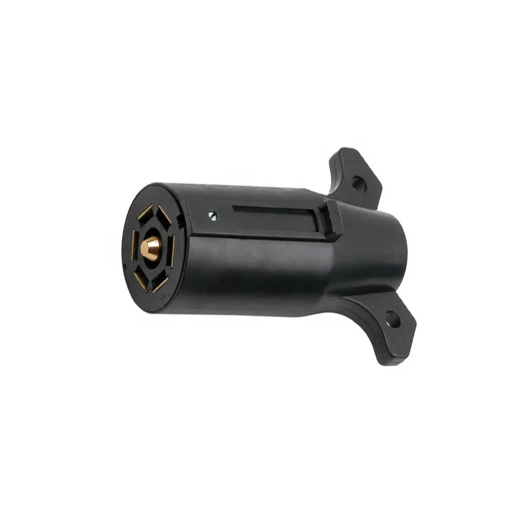 7 way trailer plug connector harness  commonly used for towing large trailers easily pull-grip