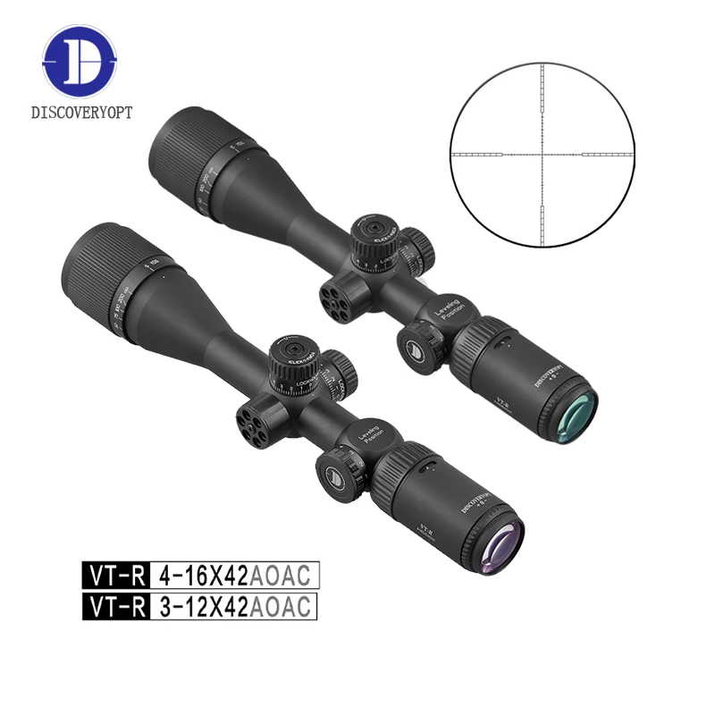 Discovery optic scopes VT-R 3-12X42AOAC cheap scope China best scope mounted spotting sight  hunting equipment
