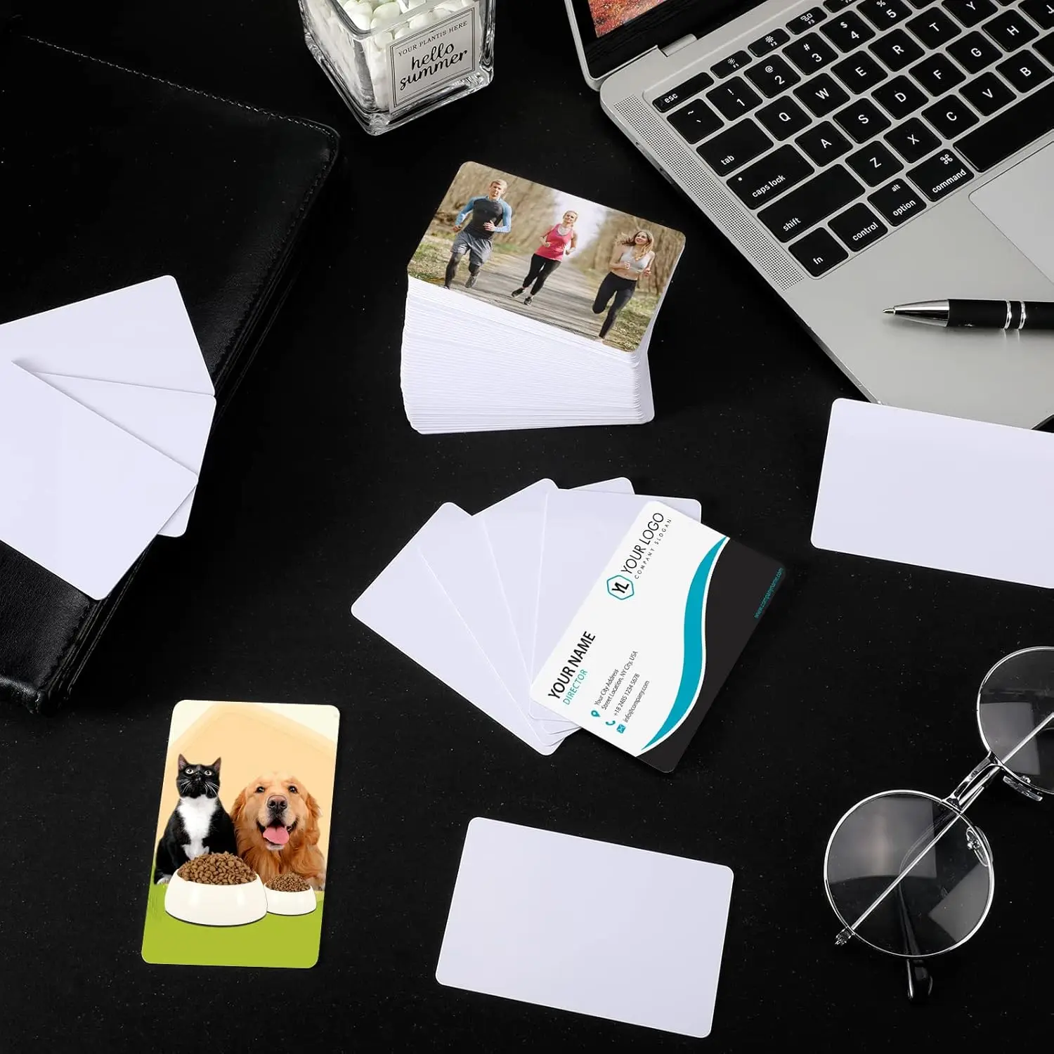 Custom Design Double-Side Printable White Blank Sublim PVC ID Card