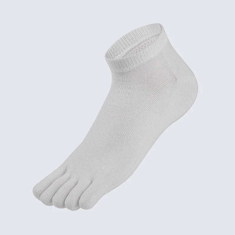 Custom Cotton Coolmax Toe Socks For Men Low Cut Short Sport Running Five Finger Socks