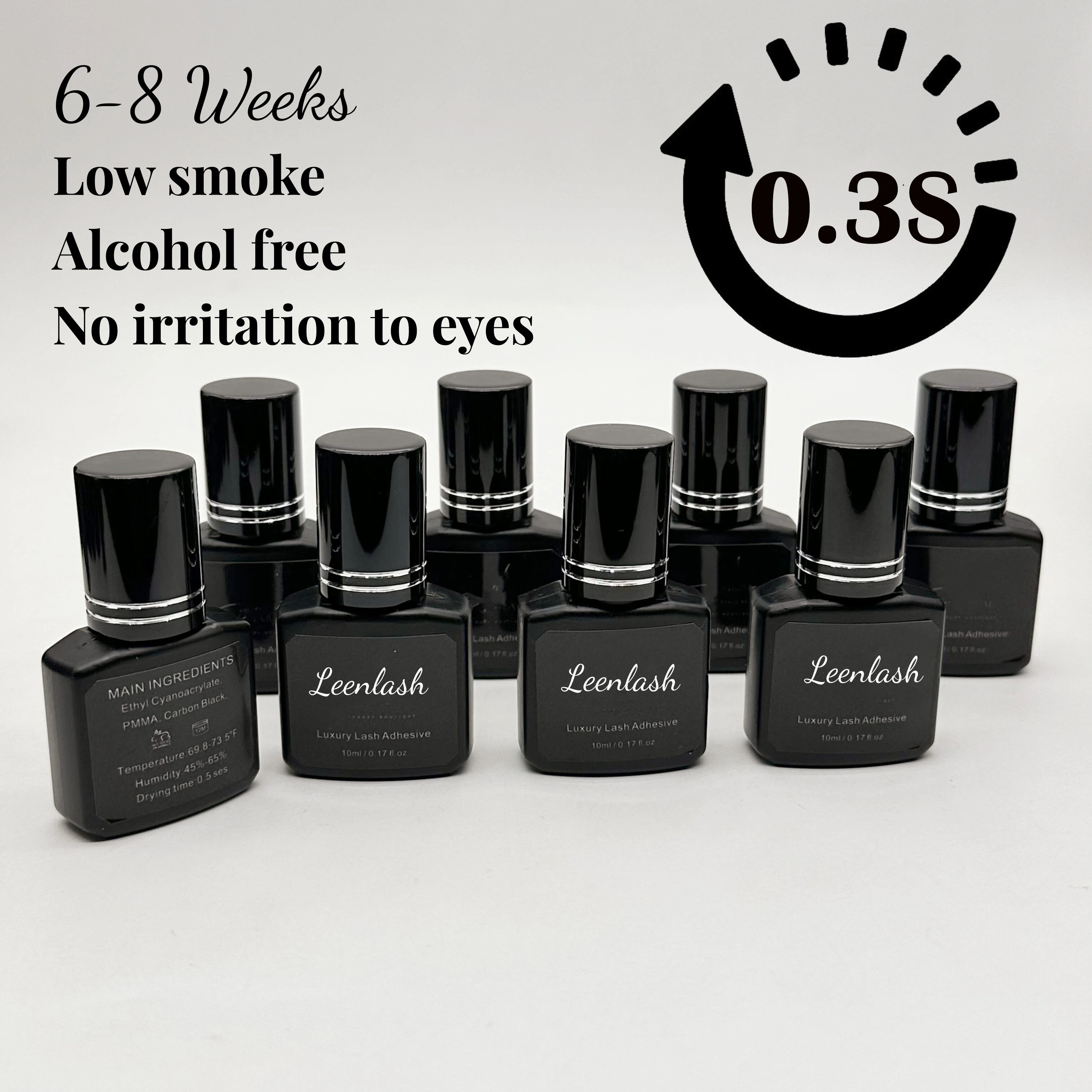 Professional Waterproof Latex Free Strip Lashes Adhesive eyelash extension glue adhesive private lash extension label