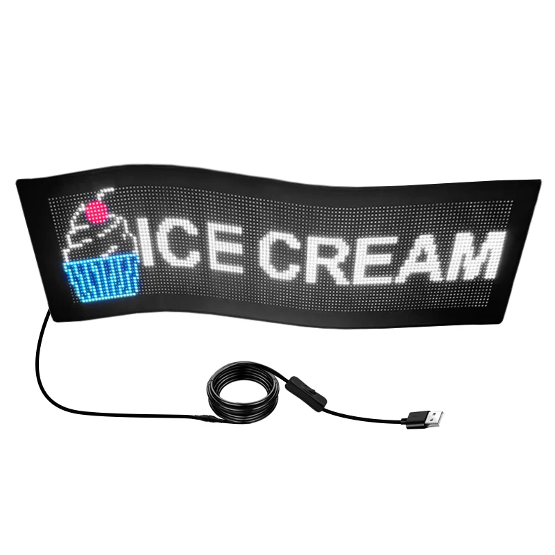 Android iOS App control LED Soft Panel Scrolling Text Flexible Screen Board Cheap Price High Quality LED Factory