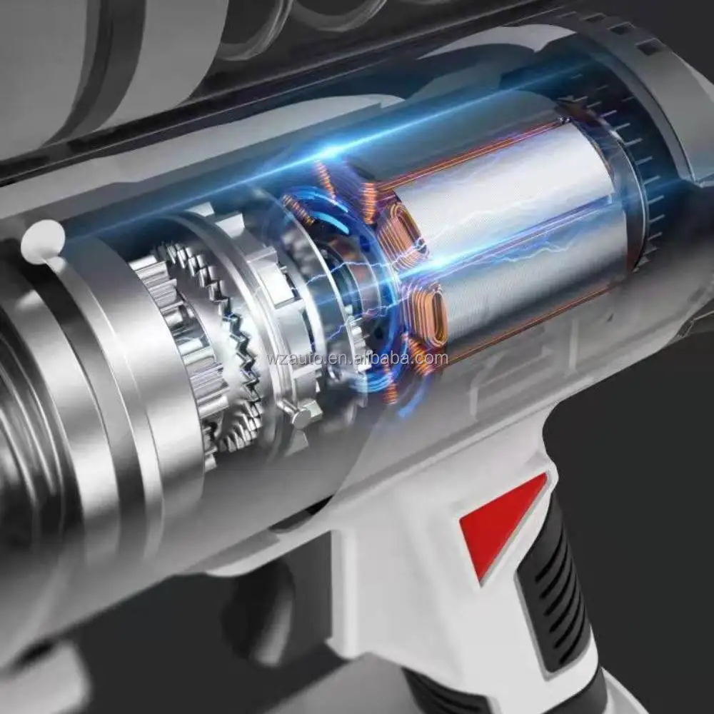 WZAUTO Lithium Battery Electric Cordless Grease Gun High Pressure Grease Guns Lubricating Oil Filling Machine For Excavators