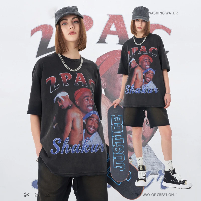 newest designers oversize t shirt half sleeve vintage acid washed blank tshirt heavyweight men t shirts