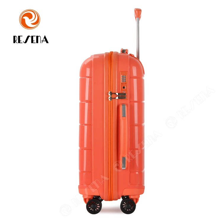 RESENA PP Carry On Valise Koffer Design Patent Trolley Bags Suitcase PP Trolley Luggage