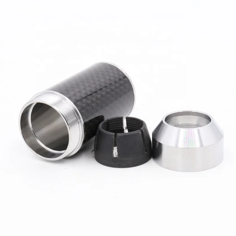 Stainless Steel Carbon Fiber Pants Boot Cable Y Splitter for Audio Speaker Cables