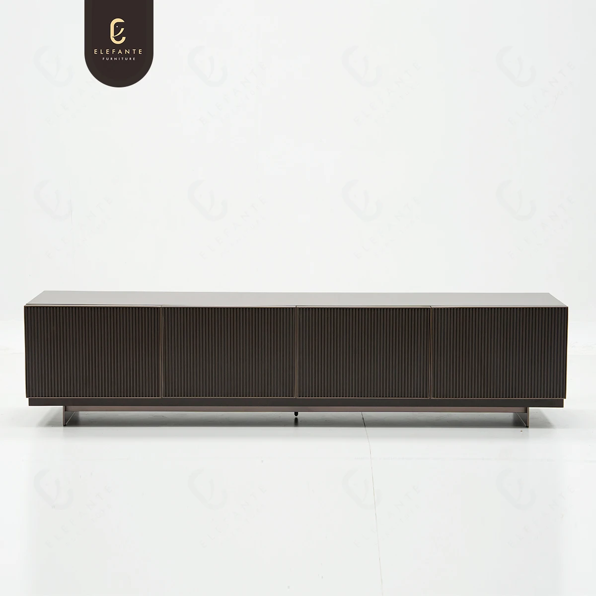 Stainless Steel Wall Unit Tv Cabinet Modern Design Luxury Extra Wide Tv Console TV Unit