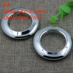 Wholesale Combined Punch Garment Round Cowboy Silver Metal Eyelet For Clothing