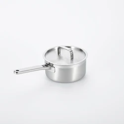 High End 1.6QT трижды конструкция из нержавеющей стали кастрюля делает приготовление пищи с