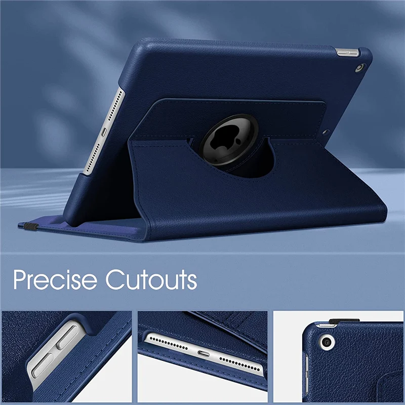 for iPad pro 12.9 2022 Case Rotating Leather Case Kids Protective Fund Para with Built in Pencil Holder Magnetic Auto Sleep