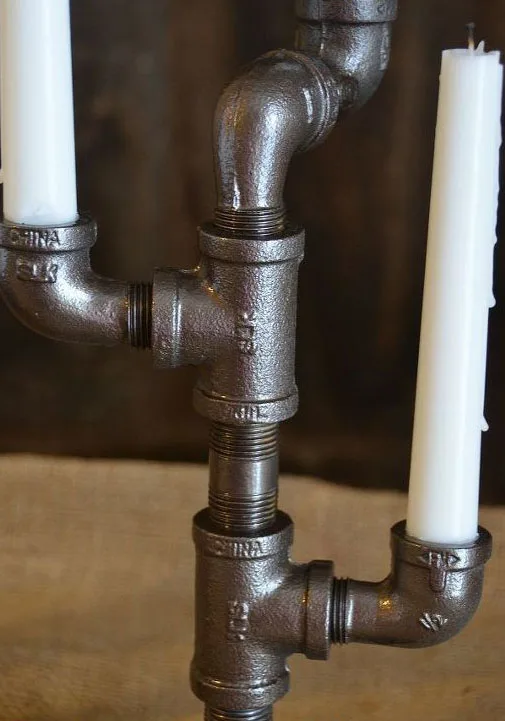 Фитинги для труб из ковкого железа 3/4 дюйма резьбовой напольный фланец подсвечника «сделай сам»