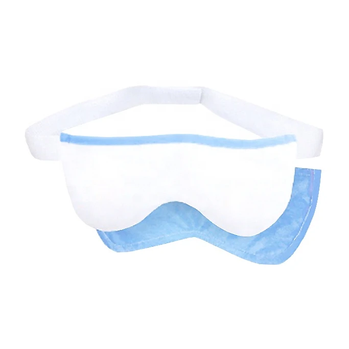 Black Night Sleep Hot Cold Reusable Micro Beads Heat Pack Warm Therapy Dry Eye Mask