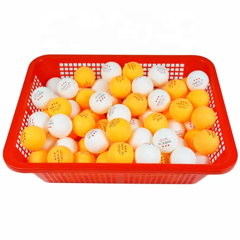 Huieson 30 50 100 Pcs English New Material Table Tennis Balls 3 Star 40mm+ 2.8g White Orange Ping ABS