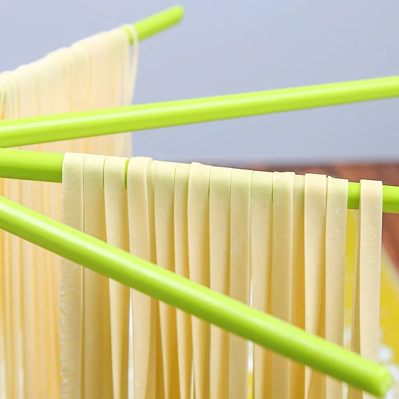 plastic collapsible small kitchen Pasta dried noodle drying rack folding stand tools
