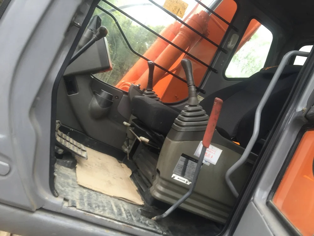 Тихий режим работы час б/у 12ton экскаваторов Хитачи заксис 120 ex120 гусеничный экскаватор с хорошем состоянии