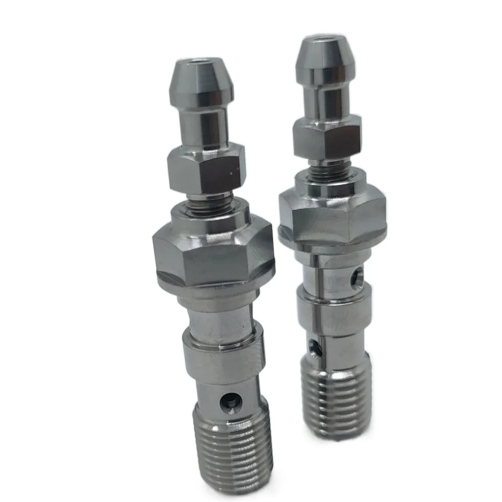 Direct sale Titanium Bleed Nipple Calipers Screw M10 x 1.0 pitch