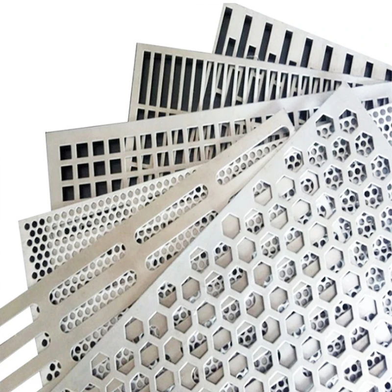 Ruilin Hexagonal Perforated Steel Acoustic Metal Screen Plate Galvanized 4x8 Decorative Price Per Kg Aluminum Sheet