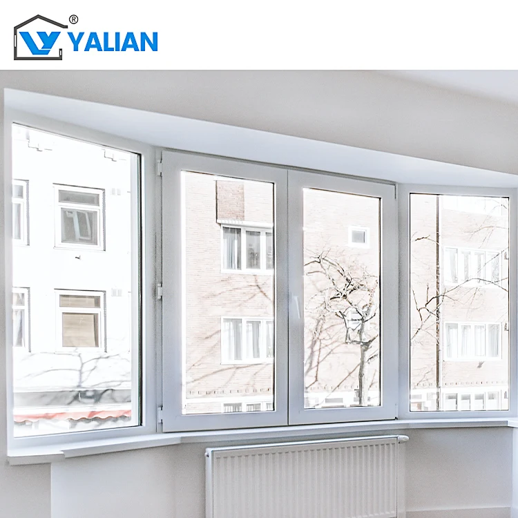 YaLian Aluminum Casement Windows Customized Modern Design Hurricane Impact Sound Proof Casement Windows
