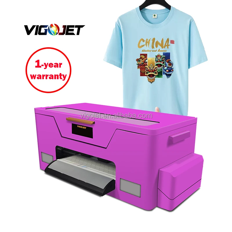 Фиолетовый A3 XP600 струйный DTF принт epson 30 см принтер прямой на пленку dtf футболка печатная машина