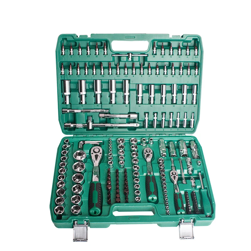 151/171/216 Pcs Hand Tool Set Impact Ratchet Wrench Spark Plug Screwdriver Bit Socket Set