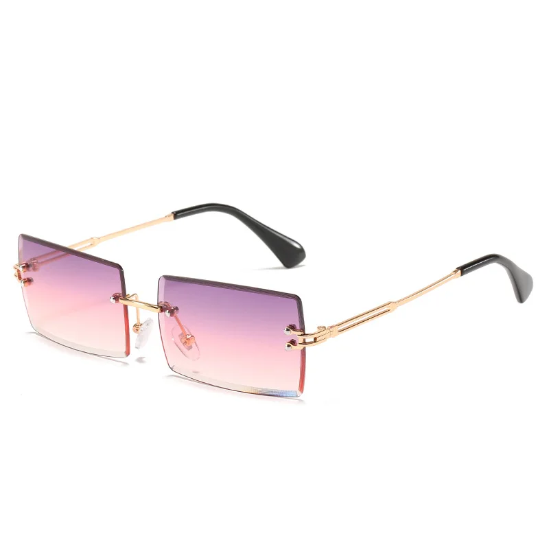 
Square Gafas De Sol Rimless Shades Men Glasses Women Sunglasses Wholesale 