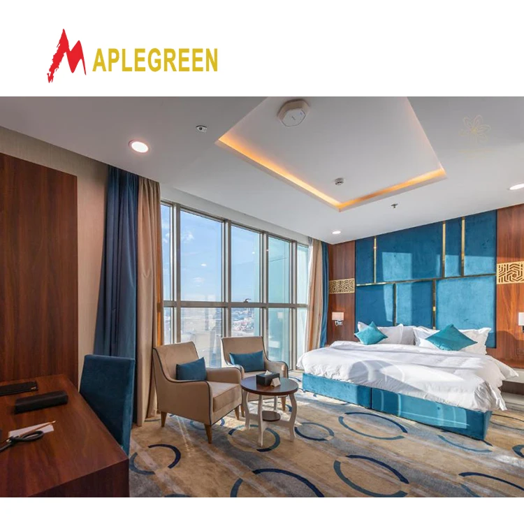 Пользовательские хорошее качество Вилла роскошный стиль отель кровать мебель Наборы для продажи