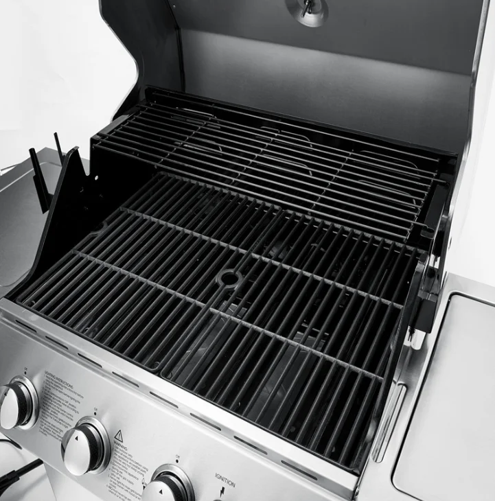Stainless Steel Outdoor Rotisserie easily assembled  Gas BBQ Grill with gas burner