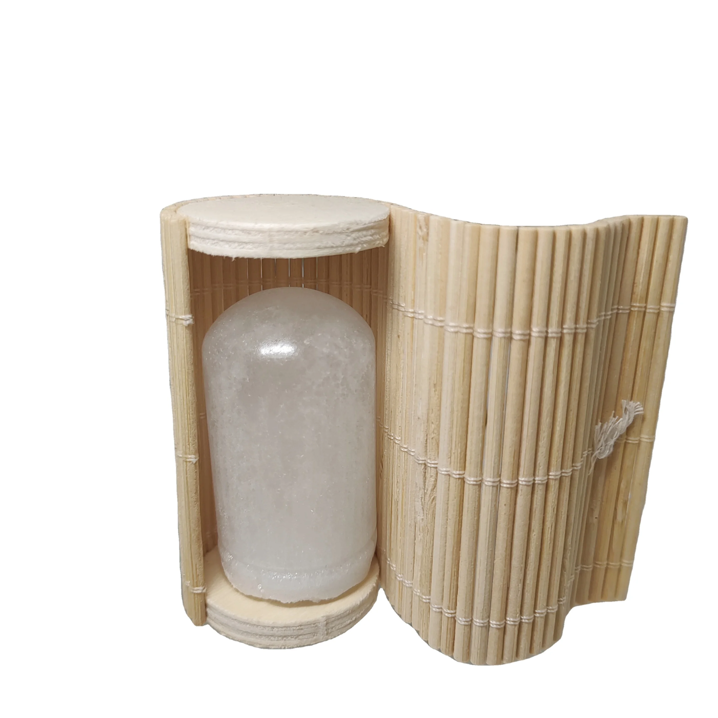 MAGICARE 60g Degradable Bamboo box Package Alum Stick Potassium Alum Block Antiperspirant Crystal Deodorant Aftershave For Man