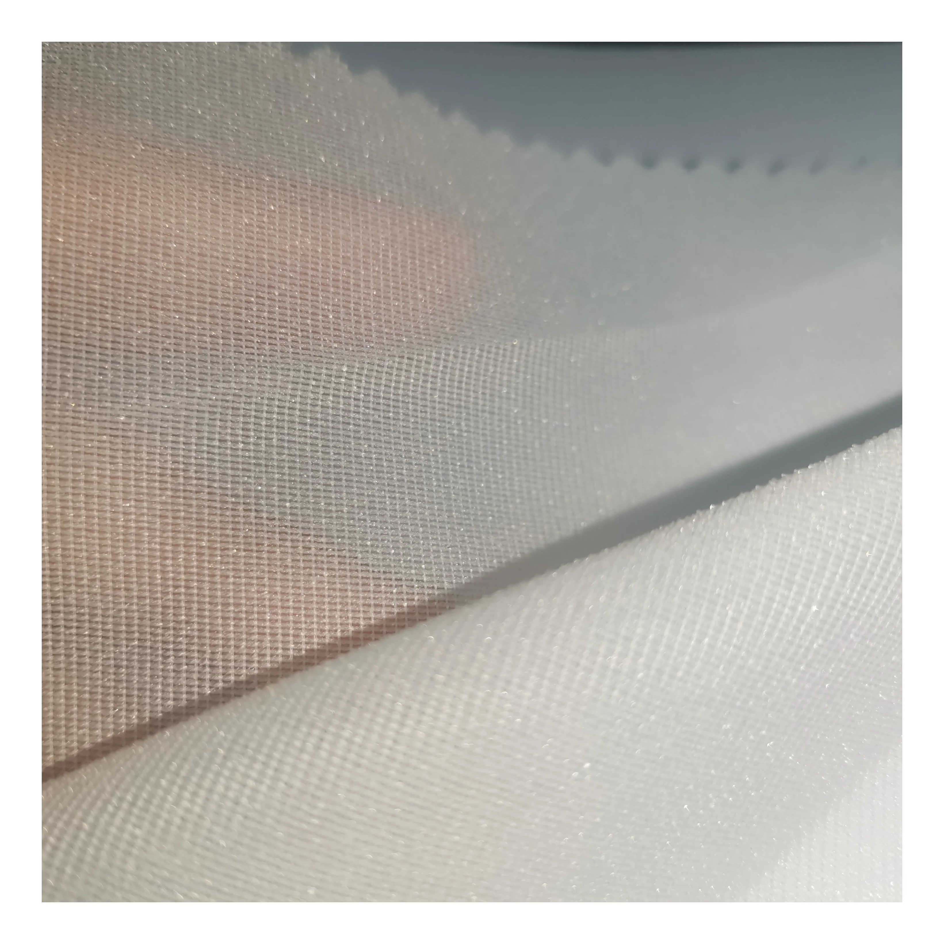 PA двойная точка 100% полиэстер удобная мягкая губчатая дышащая Антистатическая плавкая тканая прокладка для досуга ткань для одежды