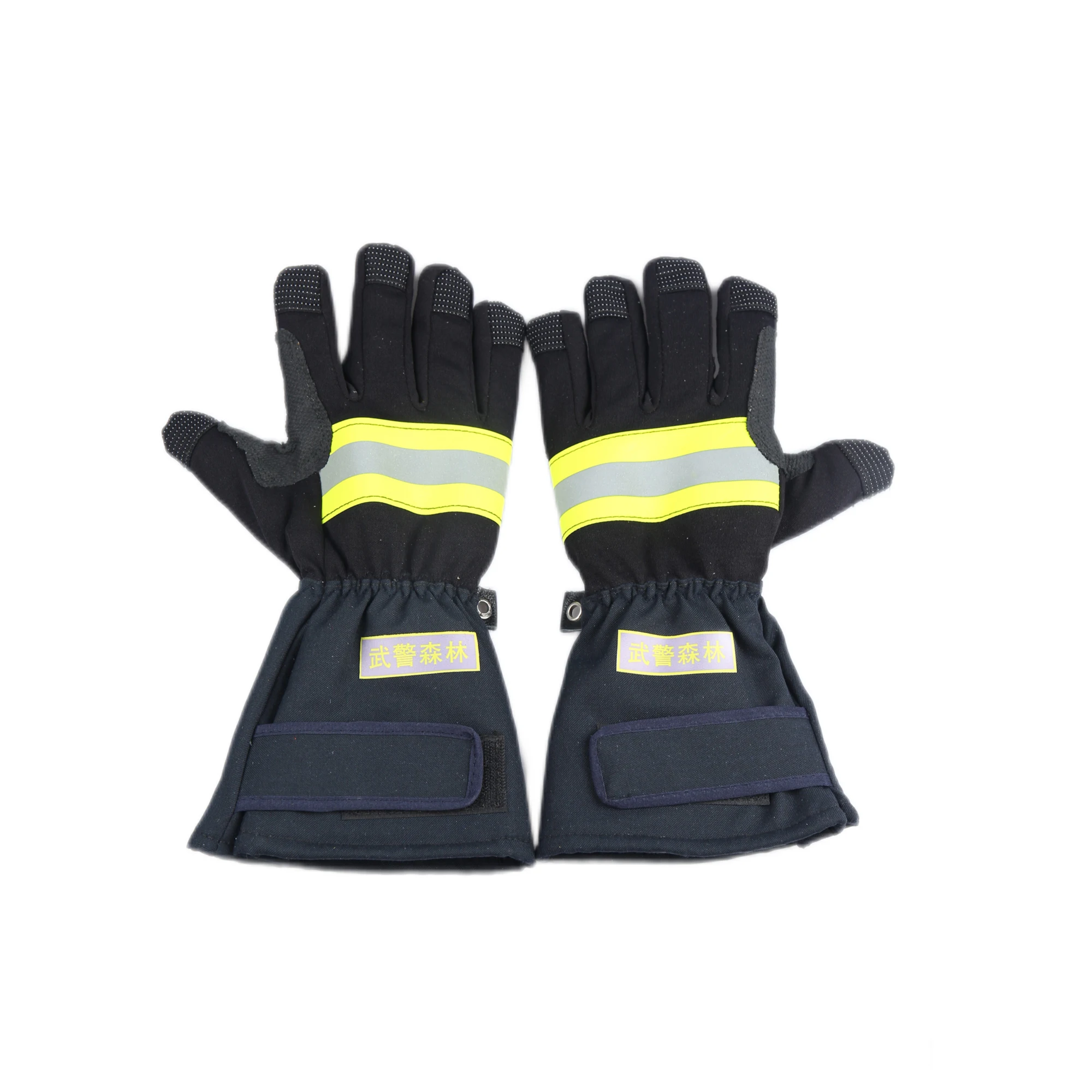 Ati-fire лучшие продажи низкая цена перчатки пожарного NOMEX ARAMID огнестойкие термостойкие из коровьей кожи