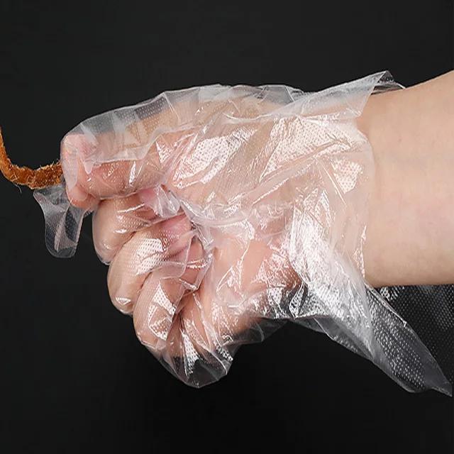 vinyl gloves clear Food Pvc Powder Free Hand Plastic Vinyl Gloves Manufacturer Poly PE gloves