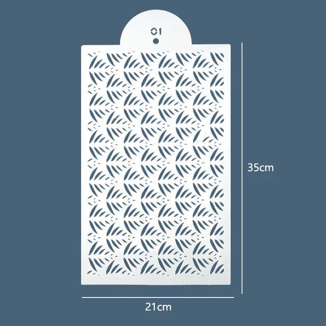 Пластиковый трафарет для украшения тортов цветочный форма помадки десерта боковые шаблоны сетка выпечки