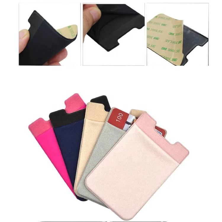 Phone Wallet Card Holder Carry Credit Cards and Cash Custom Cell Phone Sticker Card Holder