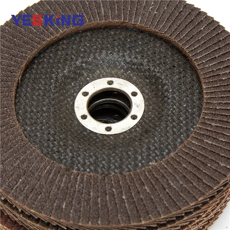 China Flap Disc Manufacturer Wholesale Aluminum Oxide And Calcine Flap Disc Wheel For Metal Polishing