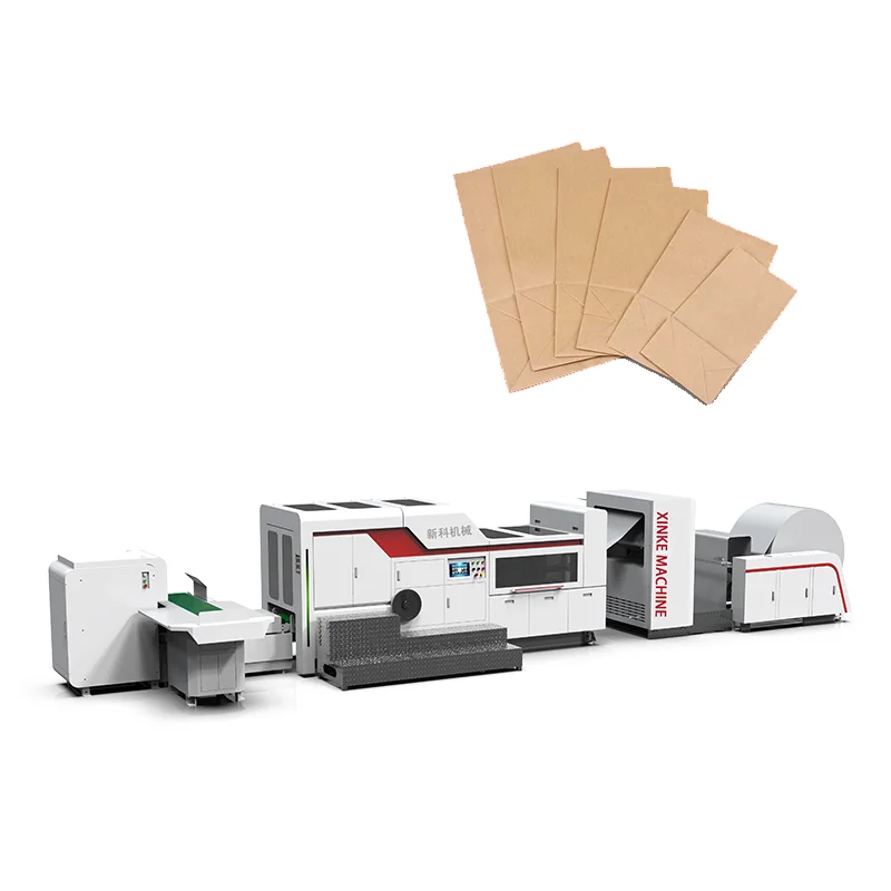 New Condition and Bag Forming Machine Machine Type Kraft Paper Bag Making Machine semi automatic