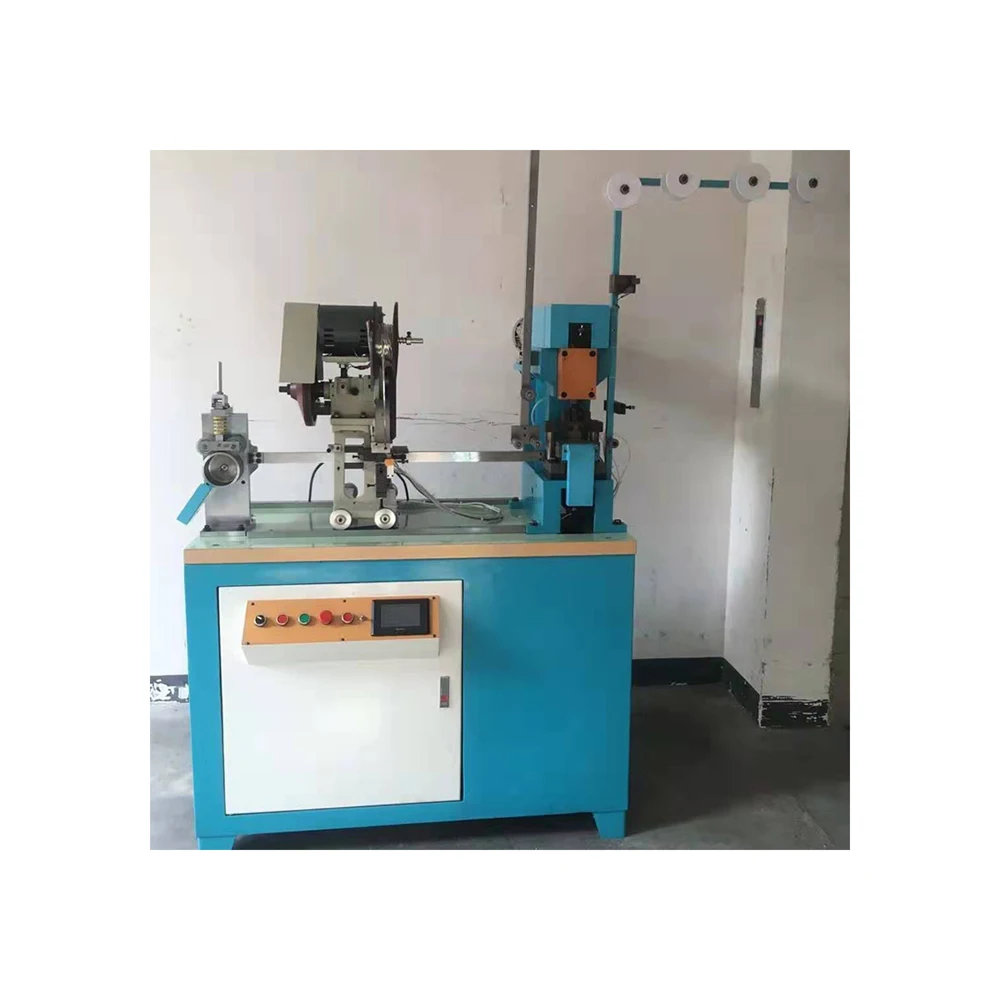 Full Auto High Speed Winding 2 In 1 Nylon Zipper Making Machine For Finished Zippers