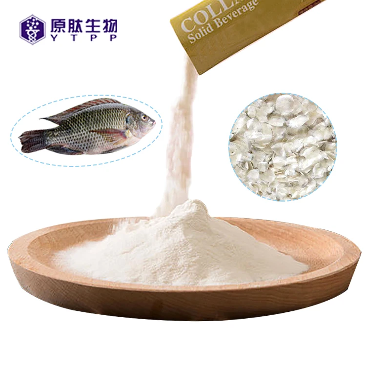 Экстракт рыбьей чешуи, порошковый пептид коллагена и гранулы типа 1 и 2, чистый пептид, лечебная добавка 5 г-15 г в день