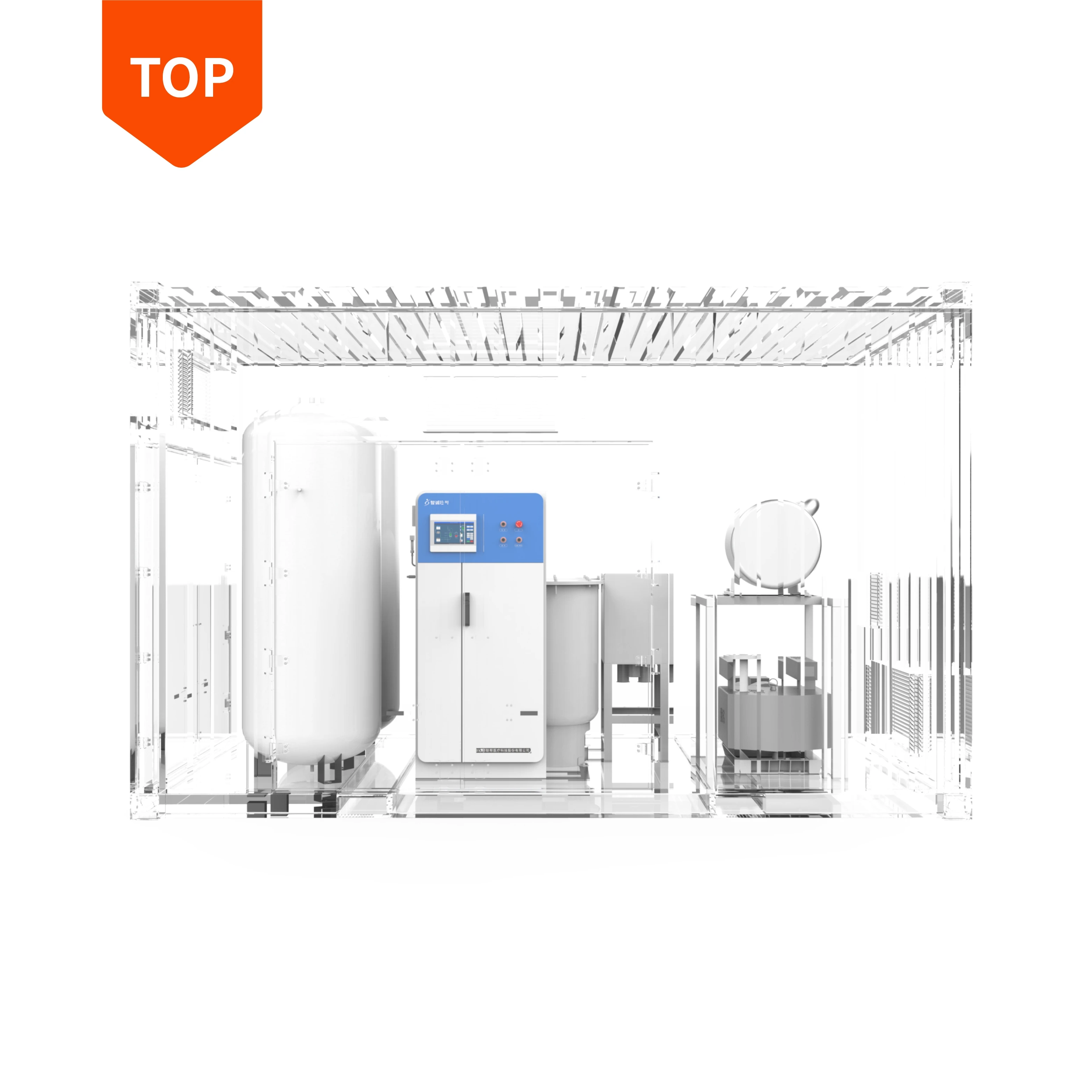 China Customized Medical Oxygen O2 Plant Electric Power Source Steel Material CE Certified