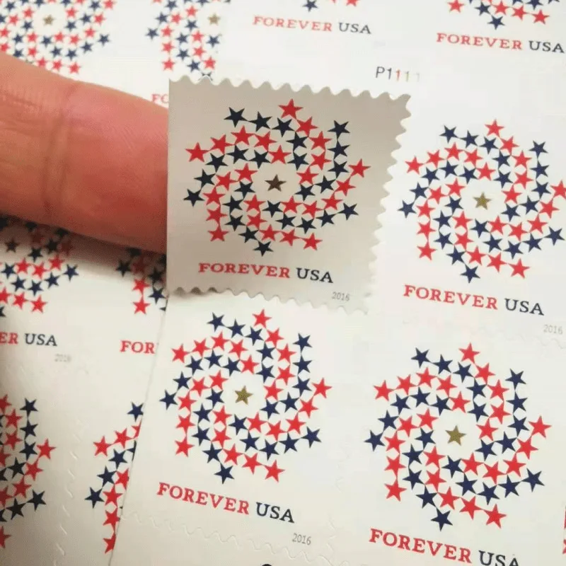 Manufacturers provide customized design forever postage stamps usa forever postage stamps united states postage stamp book