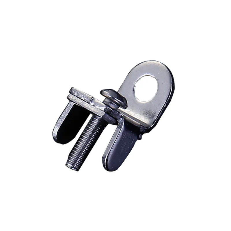 Motorized Curtain Accessories Rail Catch Lock For Rails Metal Silver for Track Transmission Case End Stop Screw Connection Part