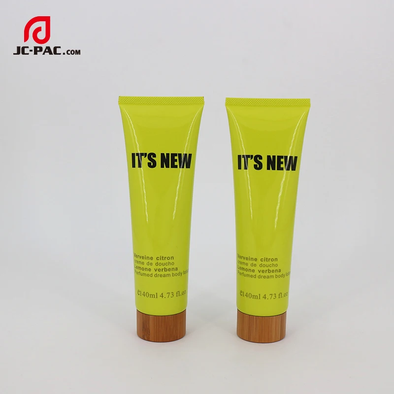 
Bamboo Cap For Plastic Soft Tube Packaging 150g Wooden Lid For 150ml Plastic Tube 