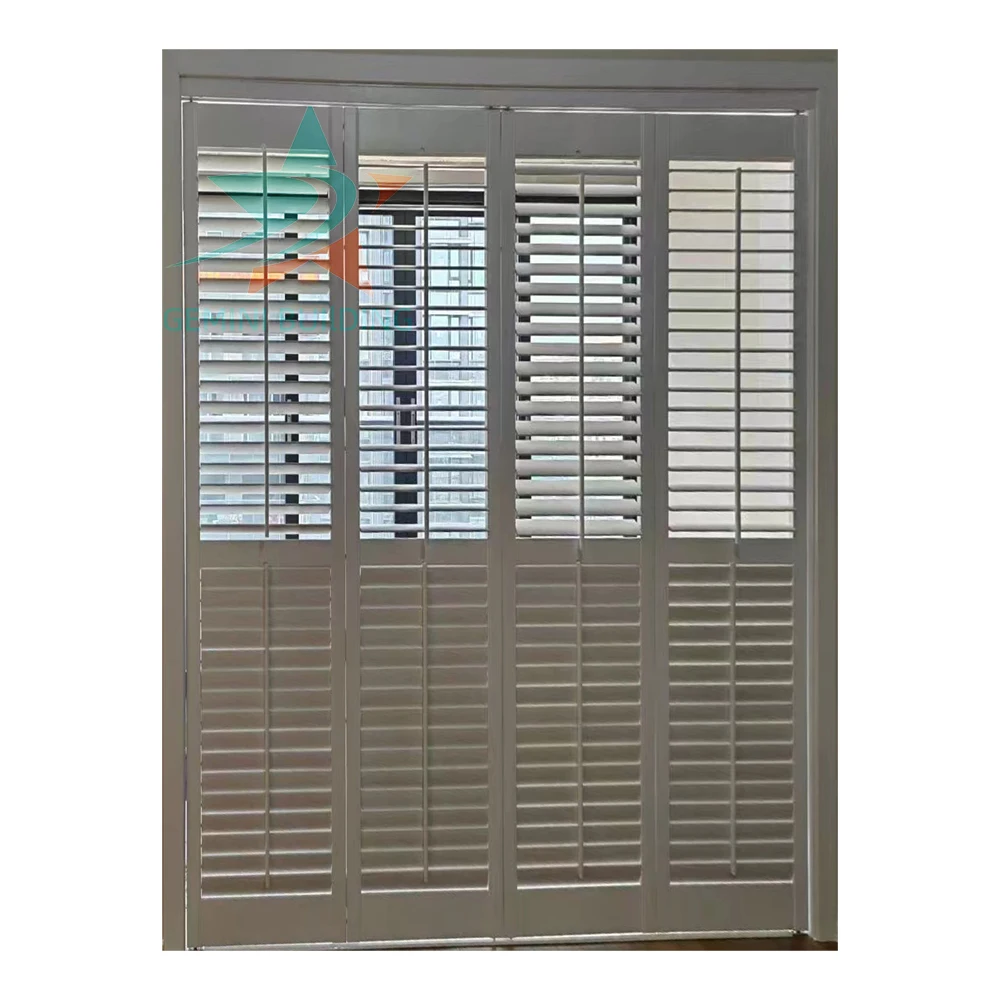 retractable louver window accordion folding window shutter wooden folding door