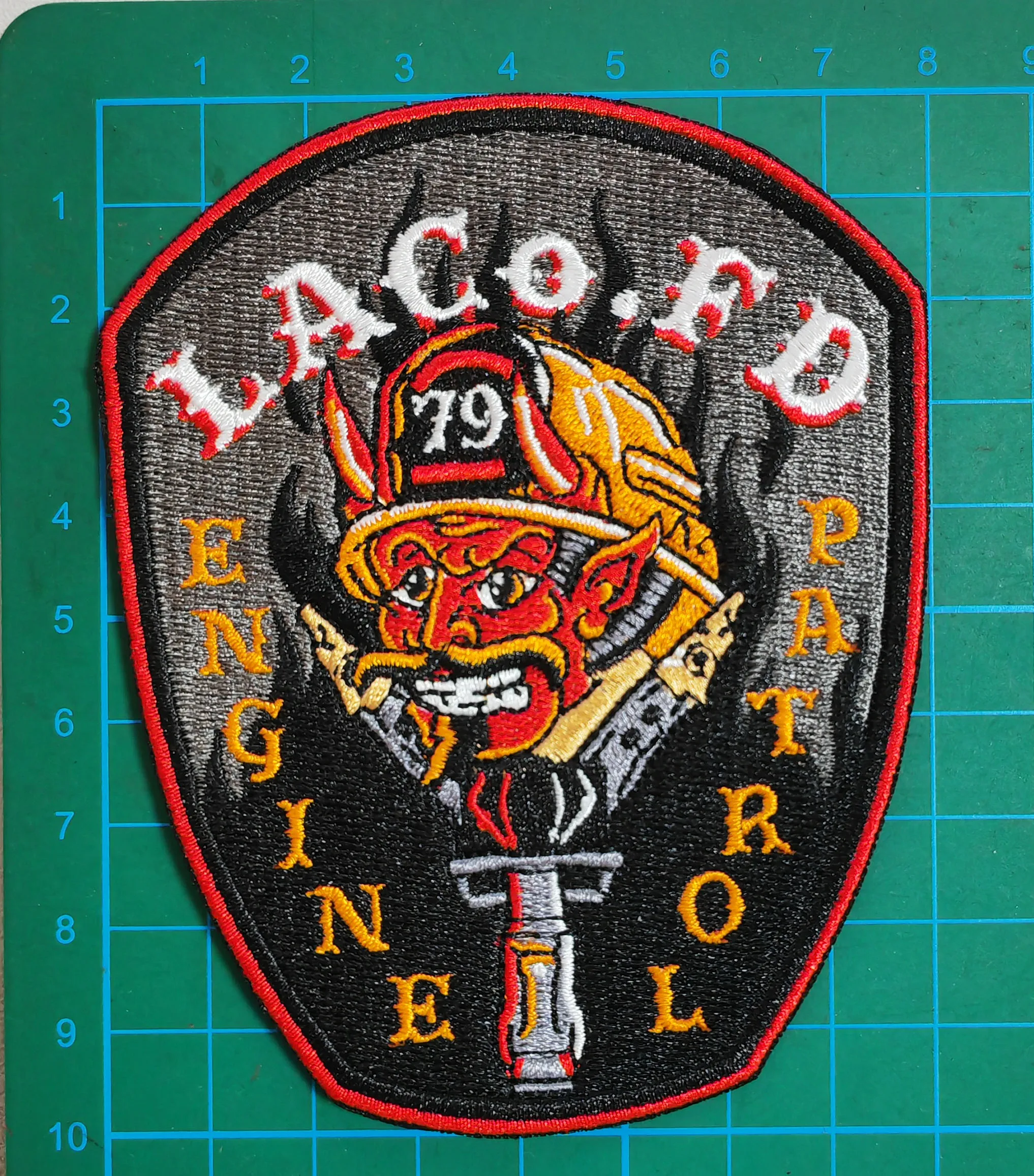 JS  Customized Logo Iron  on Backing Embroidery Woven Patch For Clothing