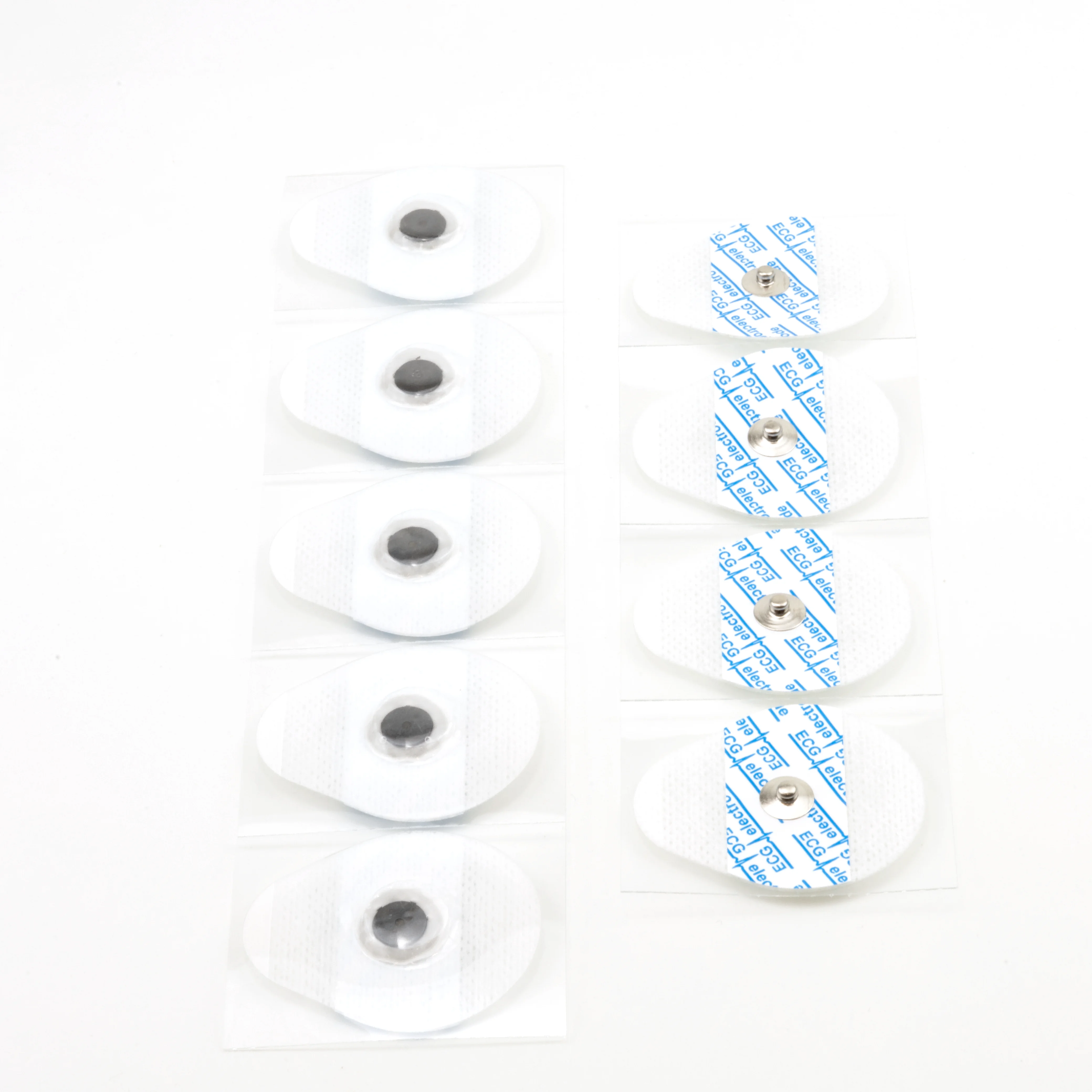 Adult White Far Infrared Disposable Adhesive Surface Electrode Price Non-woven Ecg Electrodes