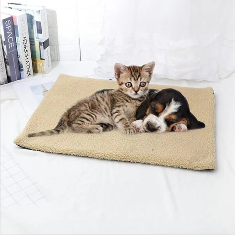 New Arrival Pet Self Heating Pad Thermal Dog Heated Pad Mat No Need Electricity Warmer Bed In Winter For Dogs and Cats