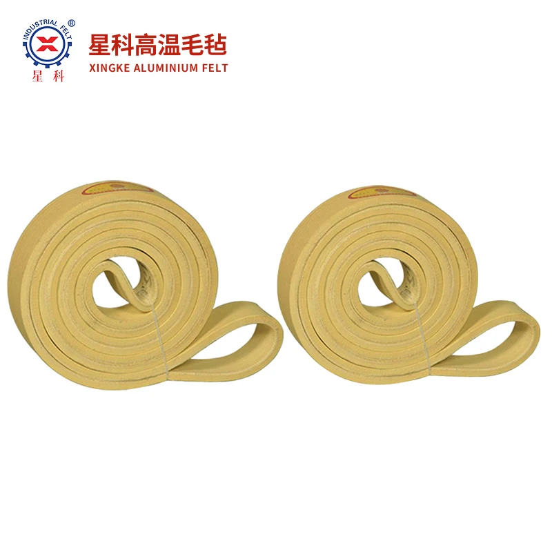 Заводская горячая Распродажа настраиваемый кевлар арамидный конвейер изоляционный войлочный пояс 480C с замкнутым контуром нетканый ремень для алюминия