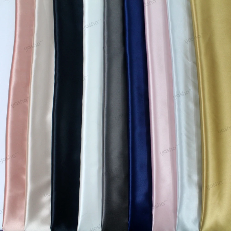 Manufacturer Direct Fast Delivery Shiny Silk Fabric Soft & Smooth Pure Satin Silk Fabric OEKO-TEX 6A Grade Mulberry Silk Fabric