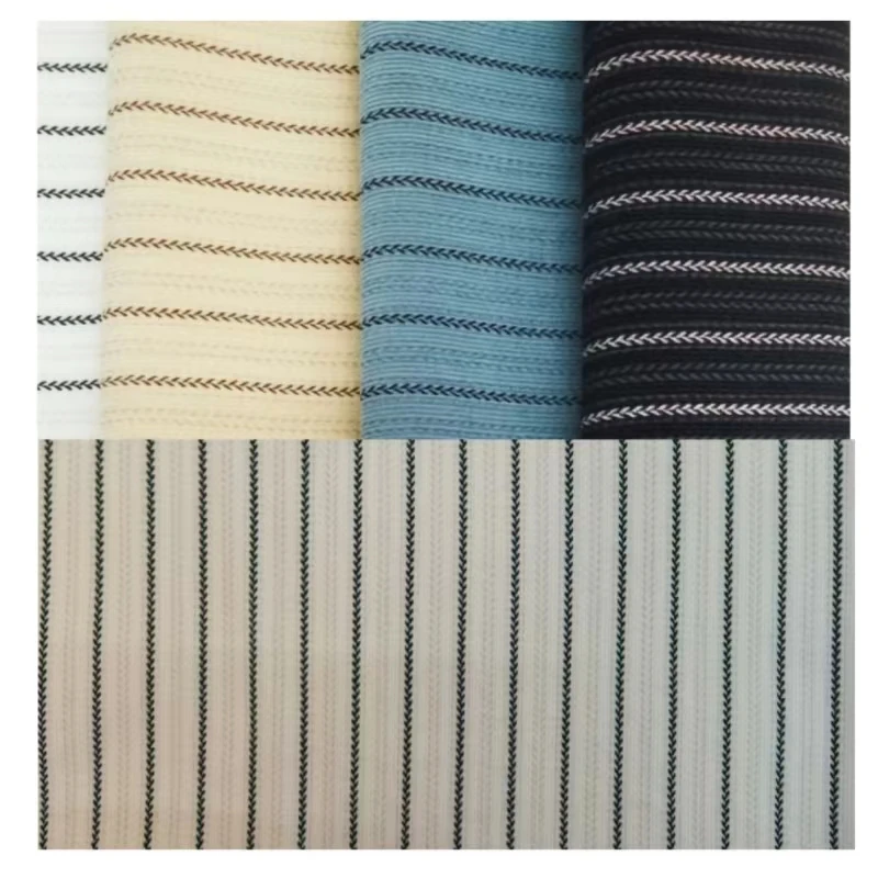 Yujian Textile wholesale striped printing  corduroy 100% cotton 170 gsm woven fabric for garment