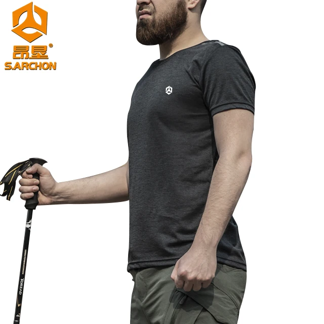 S.archon Instructor tactics quick-drying loose half-sleeve Paul POLO T-shirt for men