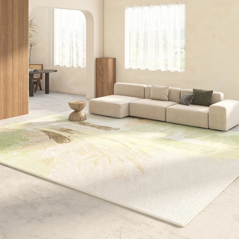 Chinese living room carpet ink simple bedroom bed blanket Modern Oriental sofa coffee table